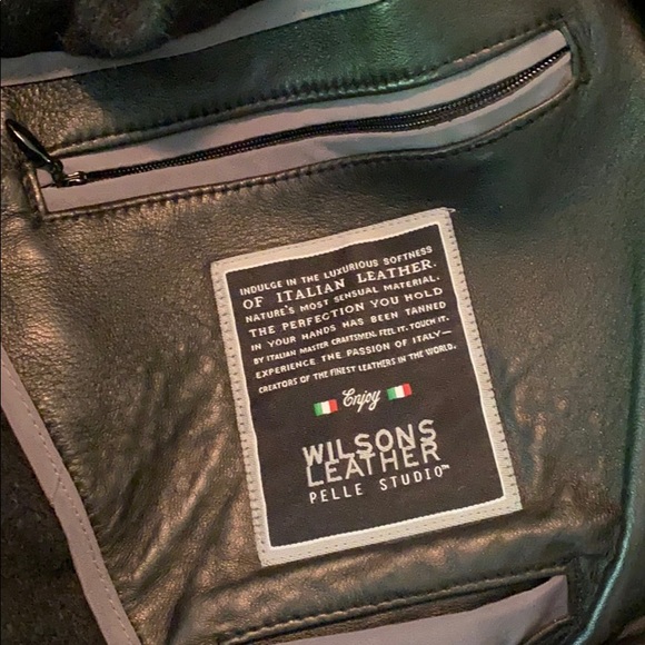 WILSON’S LEATHER Men’s Bomber Jacket - Picture 9 of 9